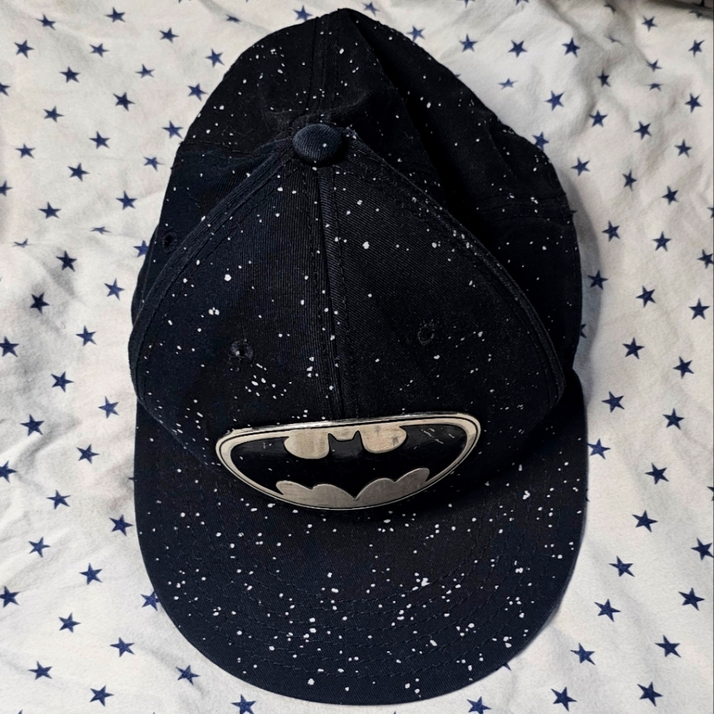 DC Batman Snapback Metal Logo Hat/Cap